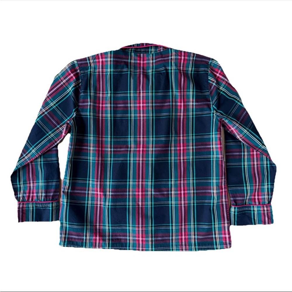 J. Crew Stewart Tartan Plaid  Pajama 2pc Set Women’s Size Medium 100% Cotton - Picture 6 of 9